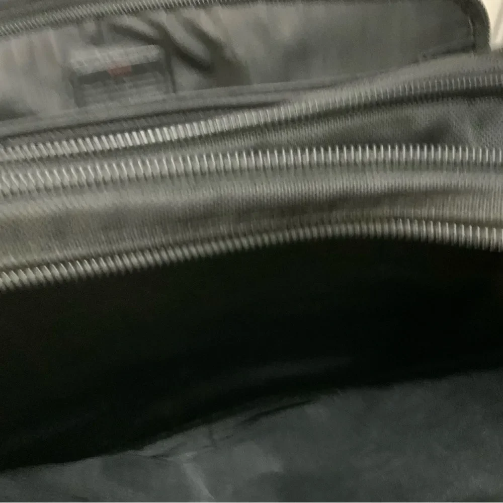 TUMI Black  alpha Ballistic expandable Laptop Business Briefcase
